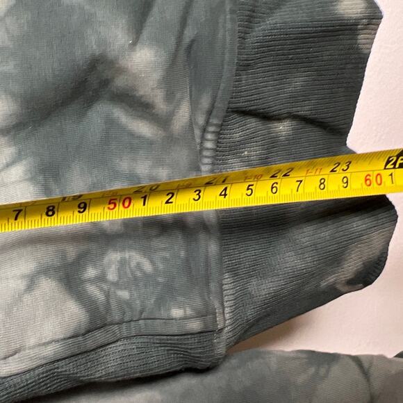 Lululemon Scuba Hoodie Light Cotton Fleece Shibori Misty Meadow Deep Ivy Size 6 - Picture 2 of 6